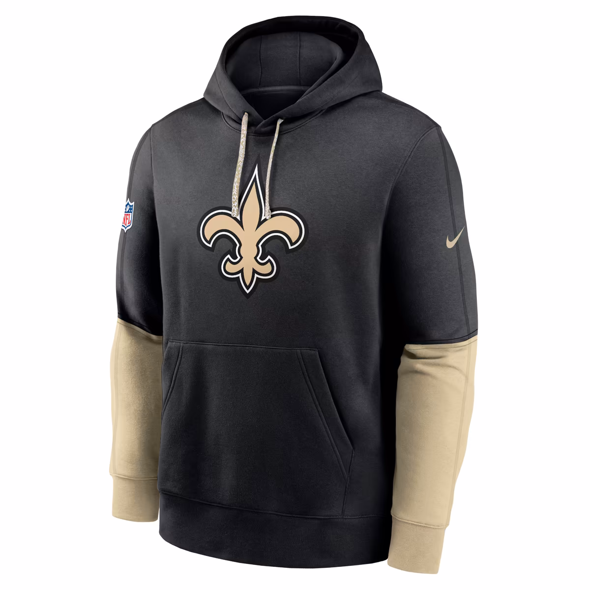 Men's Nike Black New Orleans Saints 2024 Sideline Club Pullover Hoodie 3 Men's Nike Black New Orleans Saints 2024 Sideline Club Pullover Hoodie