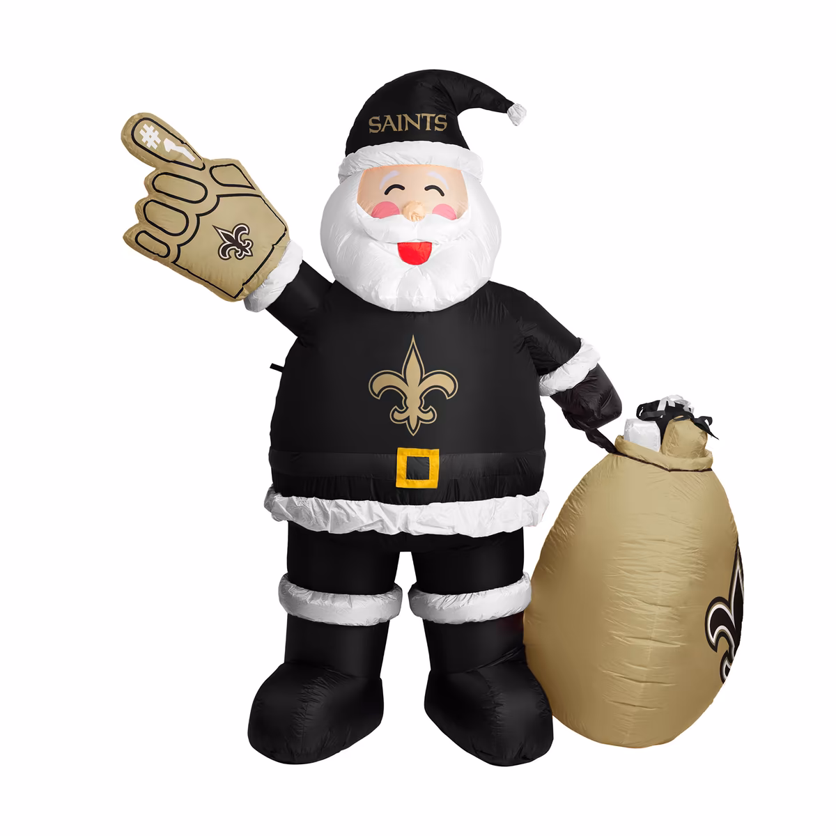 New Orleans Saints 7' Inflatable Santa 2 New Orleans Saints 7' Inflatable Santa