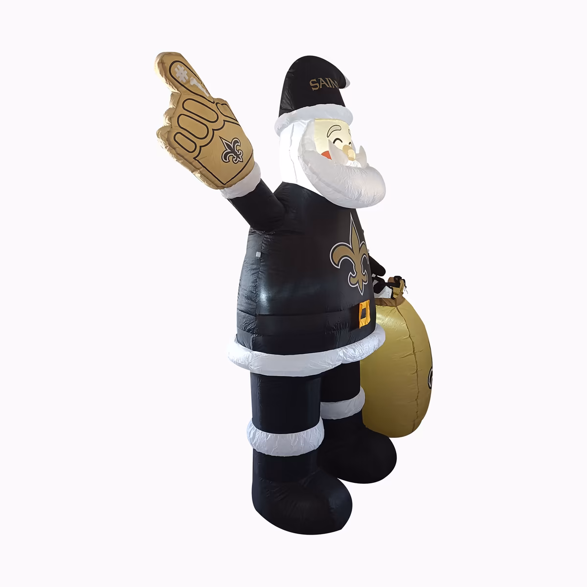 New Orleans Saints 7' Inflatable Santa 3 New Orleans Saints 7' Inflatable Santa