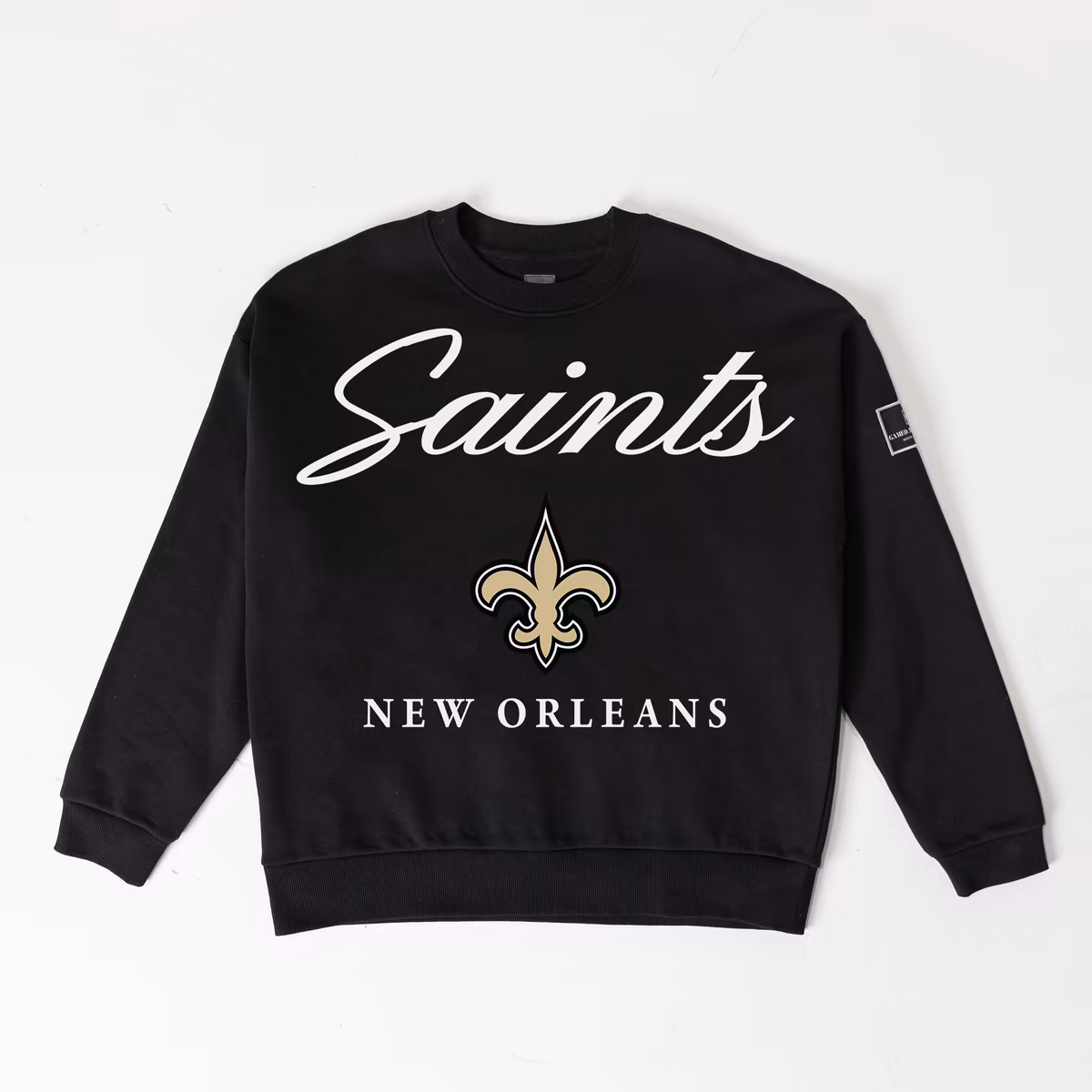 Women's Gameday Couture Black New Orleans Saints Legacy Club Premium Fleece Drop Shoulder Oversized Sweatshirt 7 Women's Gameday Couture Black New Orleans Saints Legacy Club Premium Fleece Drop Shoulder Oversized Sweatshirt