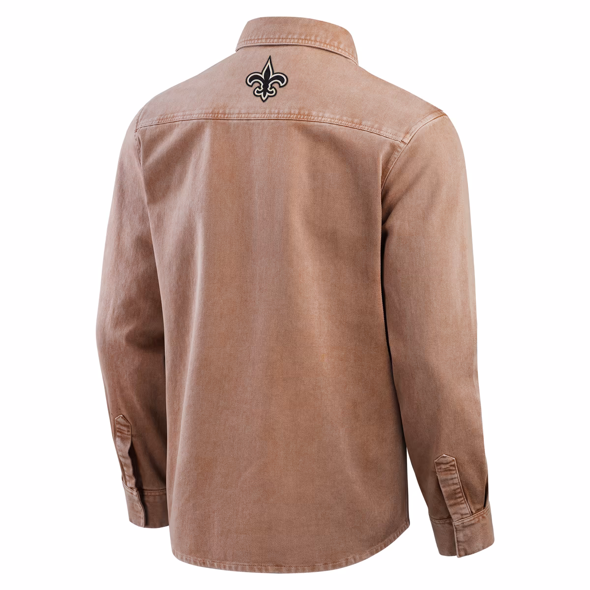 Men's Darius Rucker Collection by Fanatics Brown New Orleans Saints Garment Dyed Long Sleeve Full Snap Shirt 4 Men's Darius Rucker Collection by Fanatics Brown New Orleans Saints Garment Dyed Long Sleeve Full Snap Shirt