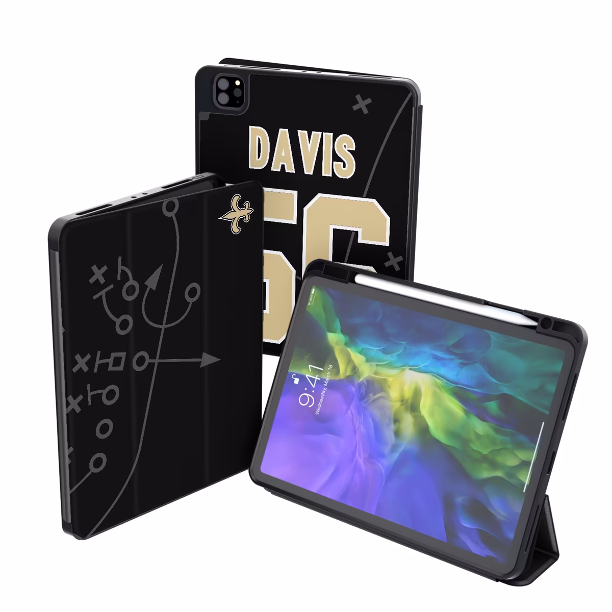Keyscaper Demario Davis New Orleans Saints iPad Tablet Case