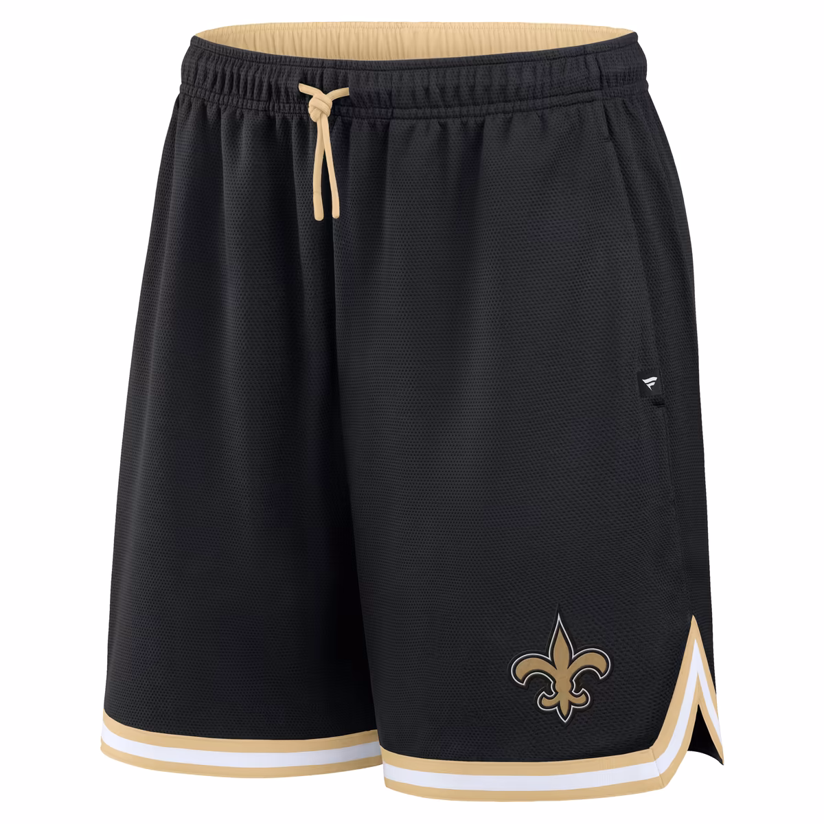 Men's Fanatics Black New Orleans Saints Fearless Drive Shorts 5 Men's Fanatics Black New Orleans Saints Fearless Drive Shorts