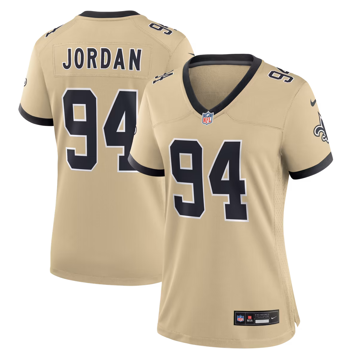 Women's Nike Cameron Jordan Gold New Orleans Saints Gameday Golds Alternate Game Player Jersey 8 Women's Nike Cameron Jordan Gold New Orleans Saints Gameday Golds Alternate Game Player Jersey