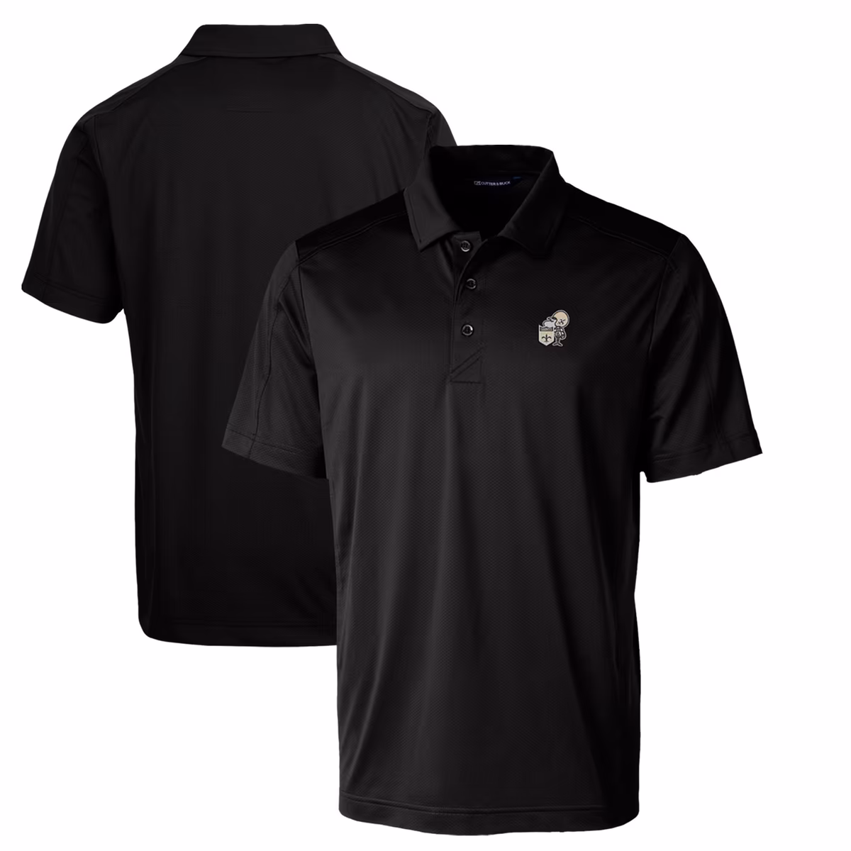 Men's Cutter & Buck Black New Orleans Saints Throwback Logo Prospect Textured Stretch Polo 8 Men's Cutter & Buck Black New Orleans Saints Throwback Logo Prospect Textured Stretch Polo