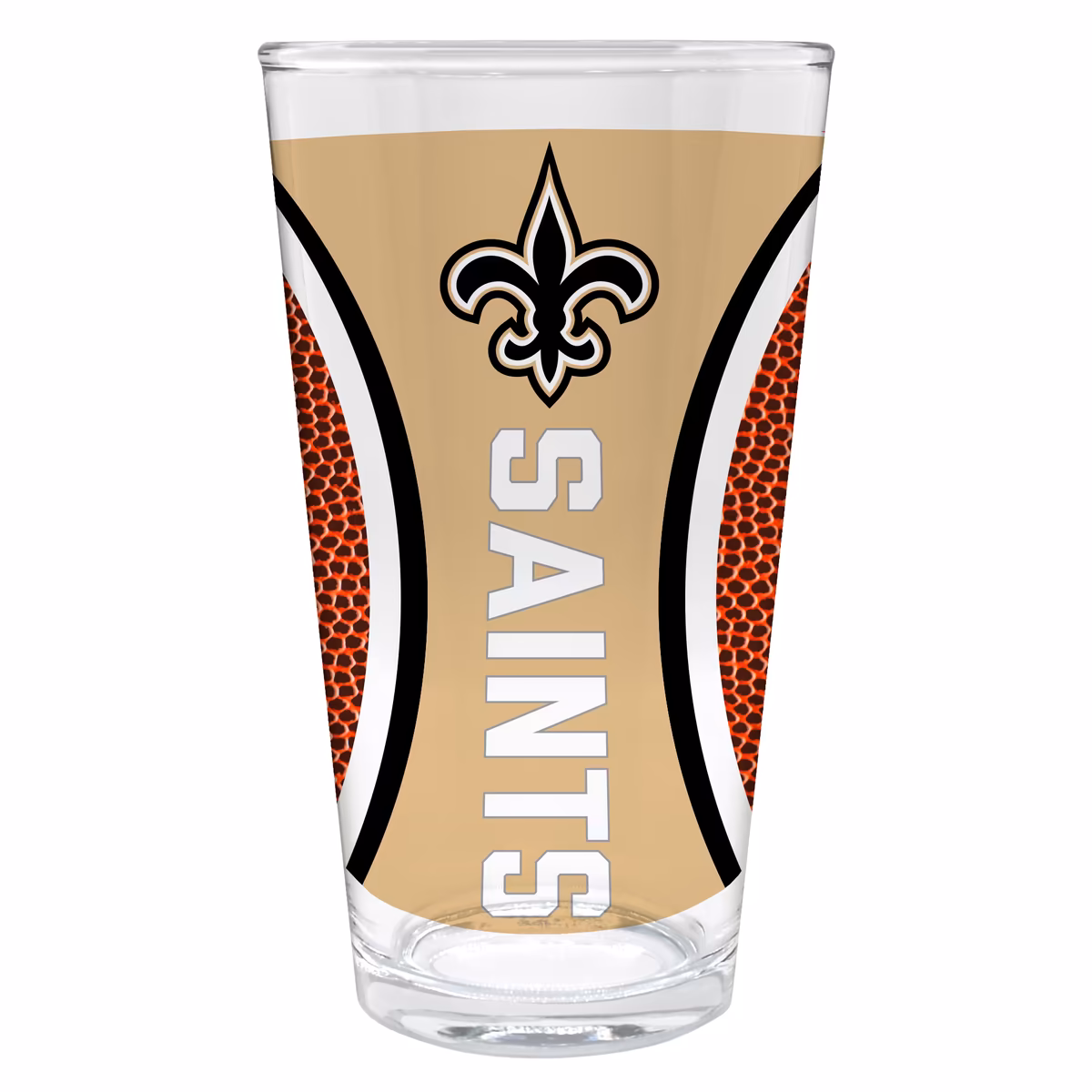 New Orleans Saints 16oz. Game Ball Pint Glass 9 New Orleans Saints 16oz. Game Ball Pint Glass