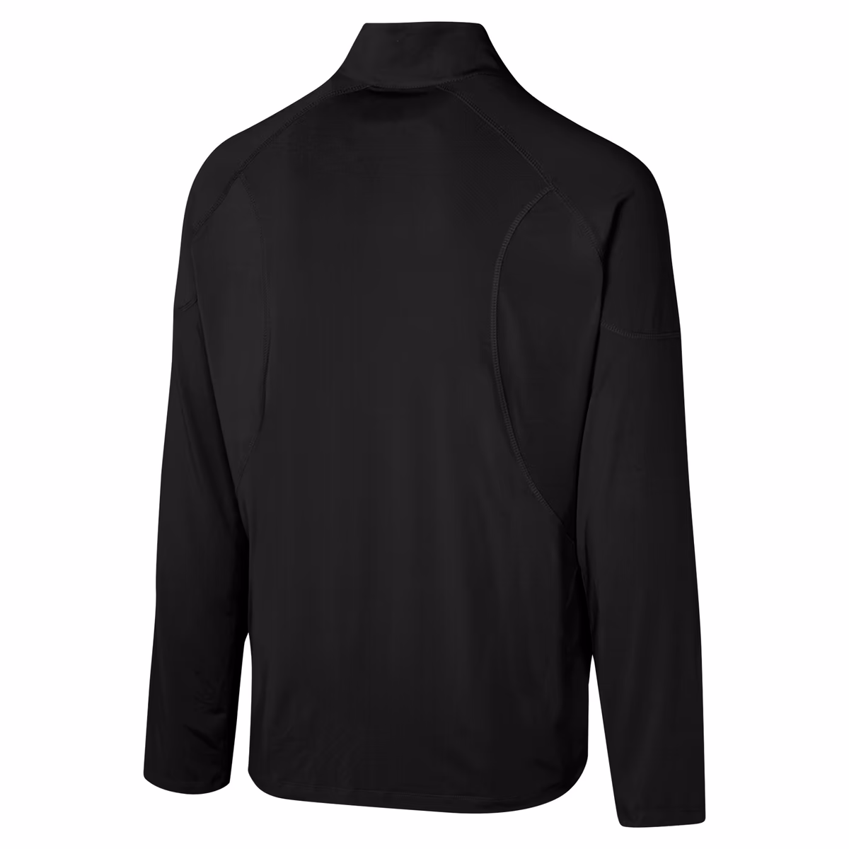 Men's Black New Orleans Saints Grind Iron Quarter-Zip Top 4 Men's Black New Orleans Saints Grind Iron Quarter-Zip Top