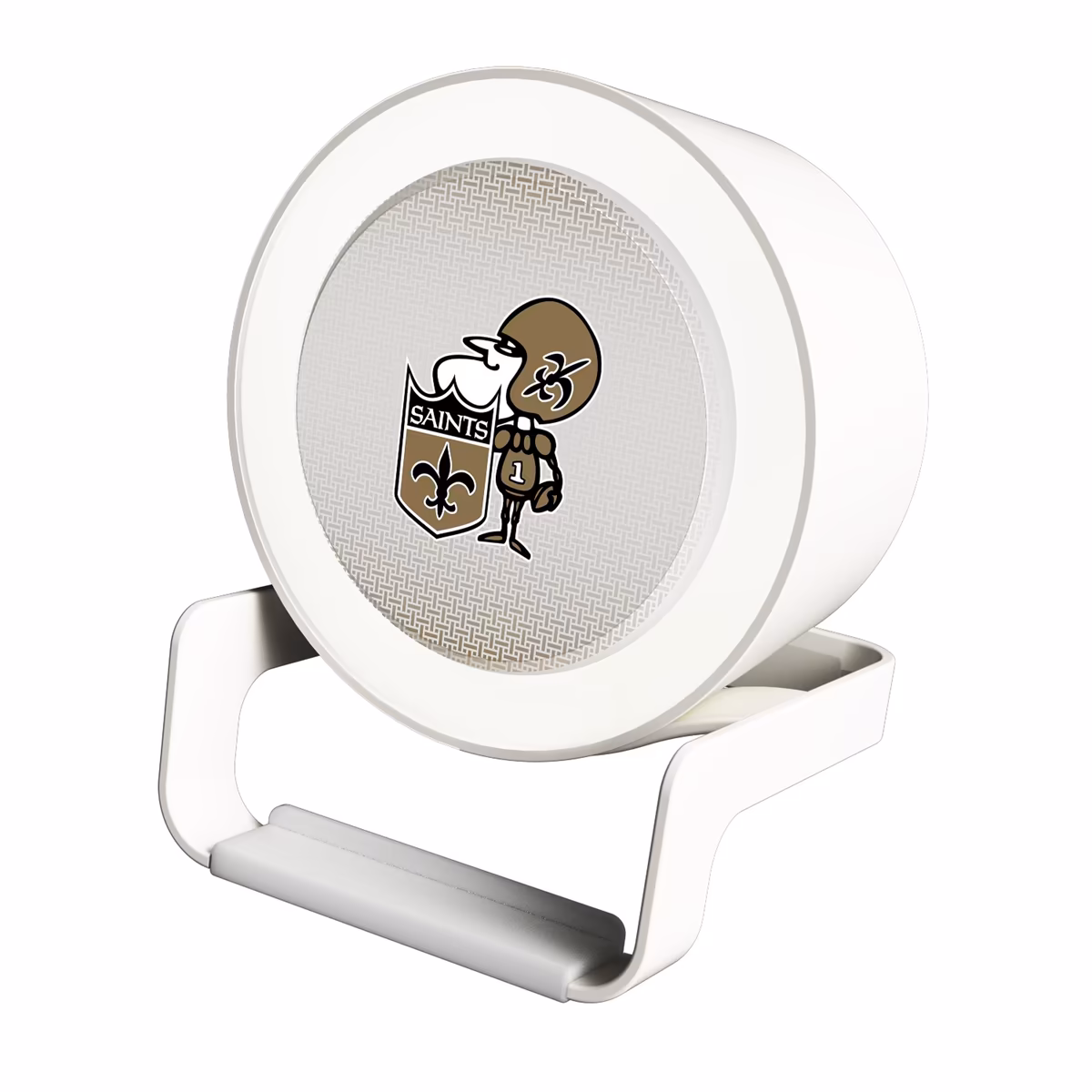 Keyscaper New Orleans Saints Linen Print Nightlight Charger & Bluetooth Speaker 7 Keyscaper New Orleans Saints Linen Print Nightlight Charger & Bluetooth Speaker