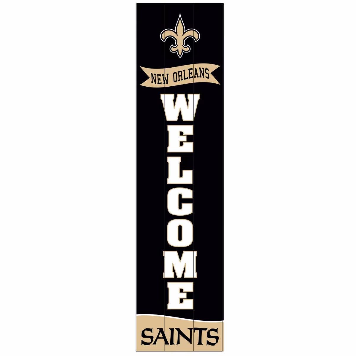 New Orleans Saints 47" Leaner Fan Sign 2 New Orleans Saints 47" Leaner Fan Sign