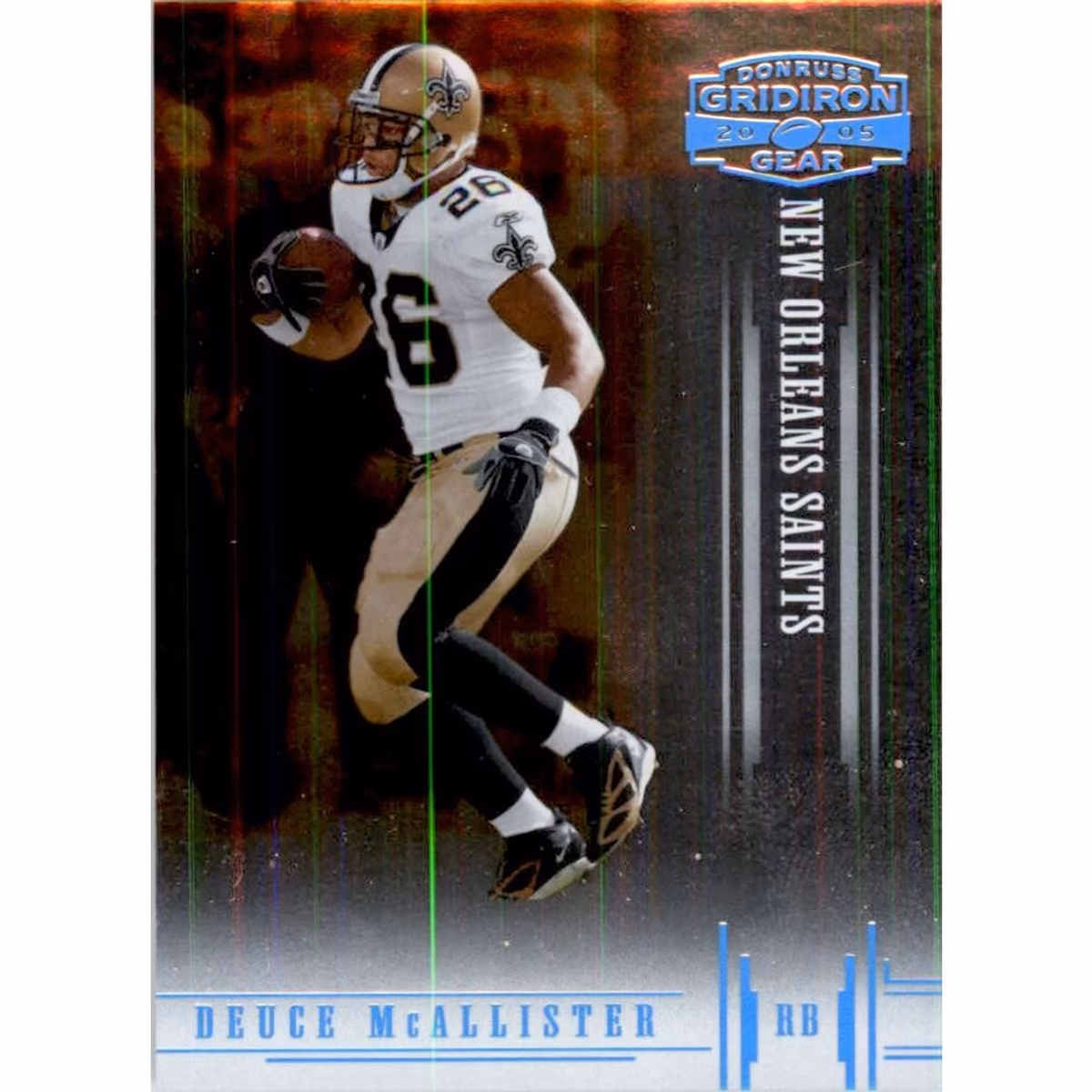 2005 Donruss Gridiron Gear Platinum Holofoil #31 Deuce McAllister