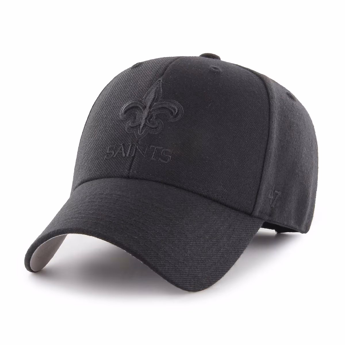 Men's '47 Black New Orleans Saints Tonal MVP Adjustable Hat 1 Men's '47 Black New Orleans Saints Tonal MVP Adjustable Hat