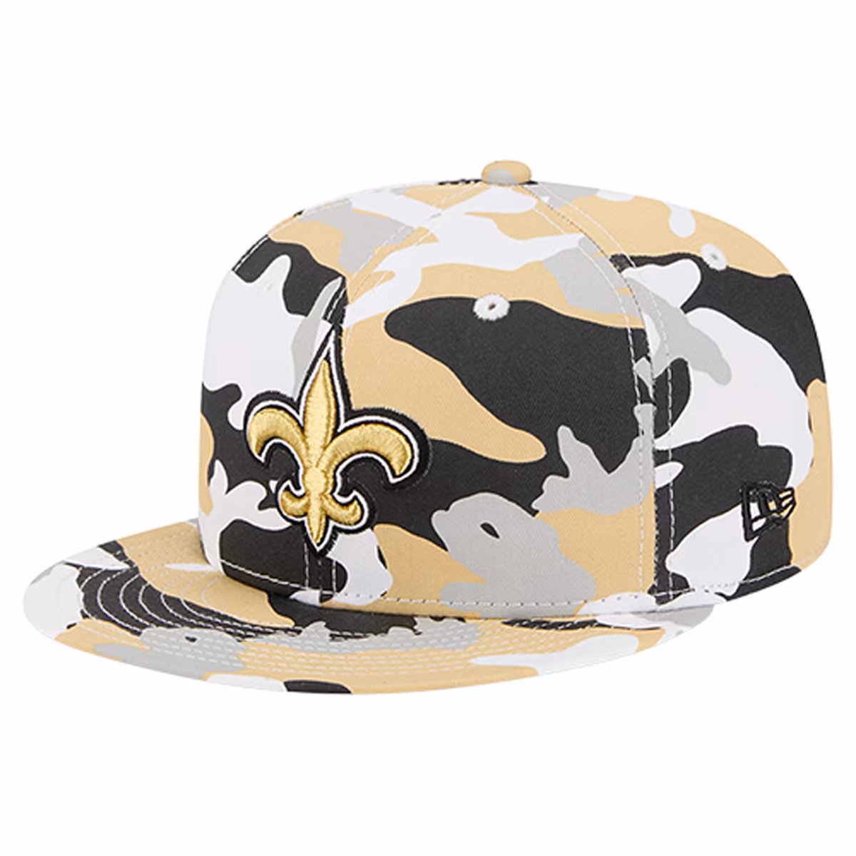 Men's New Era Gold/Black New Orleans Saints 59FIFTY Fitted Hat 8 Men's New Era Gold/Black New Orleans Saints 59FIFTY Fitted Hat