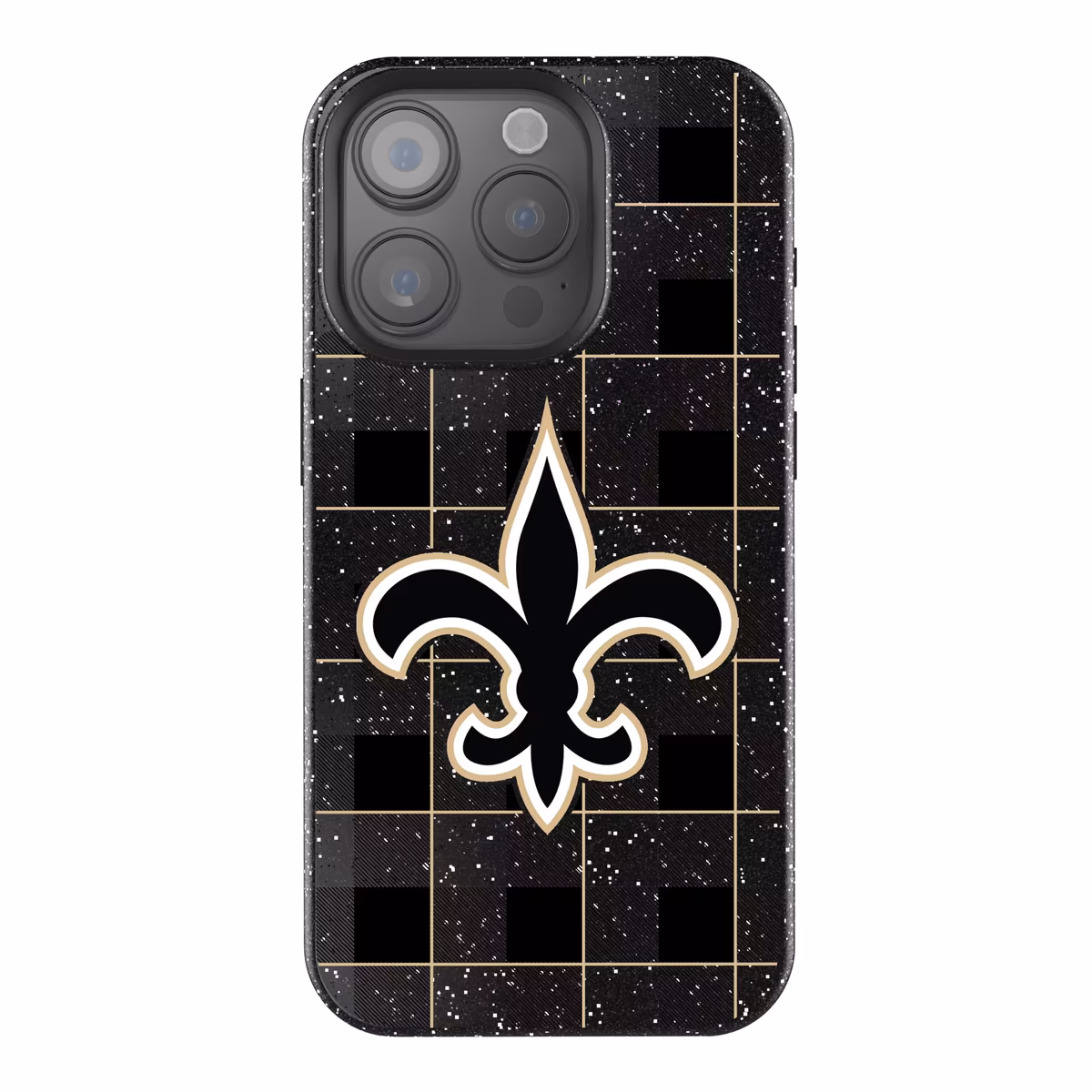 Keyscaper New Orleans Saints Plaid Bling iPhone Case 11 Keyscaper New Orleans Saints Plaid Bling iPhone Case