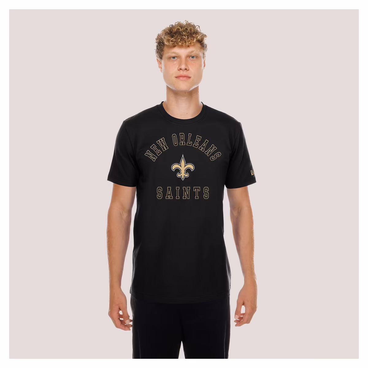 Men's New Era Black New Orleans Saints Functional Fandom T-Shirt 1 Men's New Era Black New Orleans Saints Functional Fandom T-Shirt
