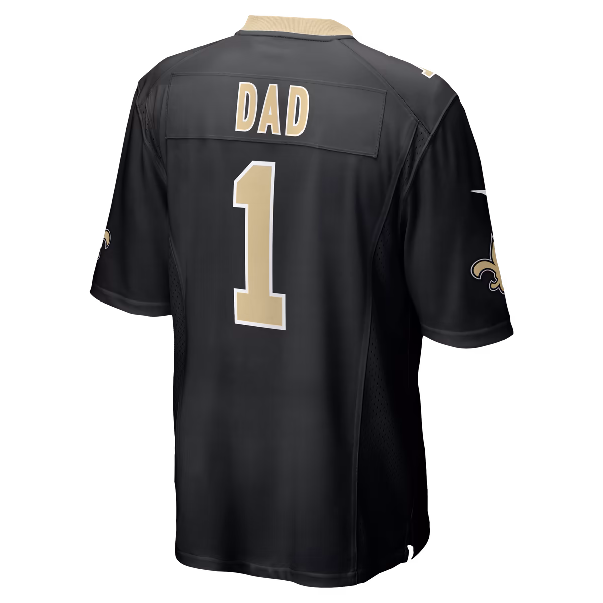 Men's Nike Number 1 Dad Black New Orleans Saints Game Jersey 4 Men's Nike Number 1 Dad Black New Orleans Saints Game Jersey