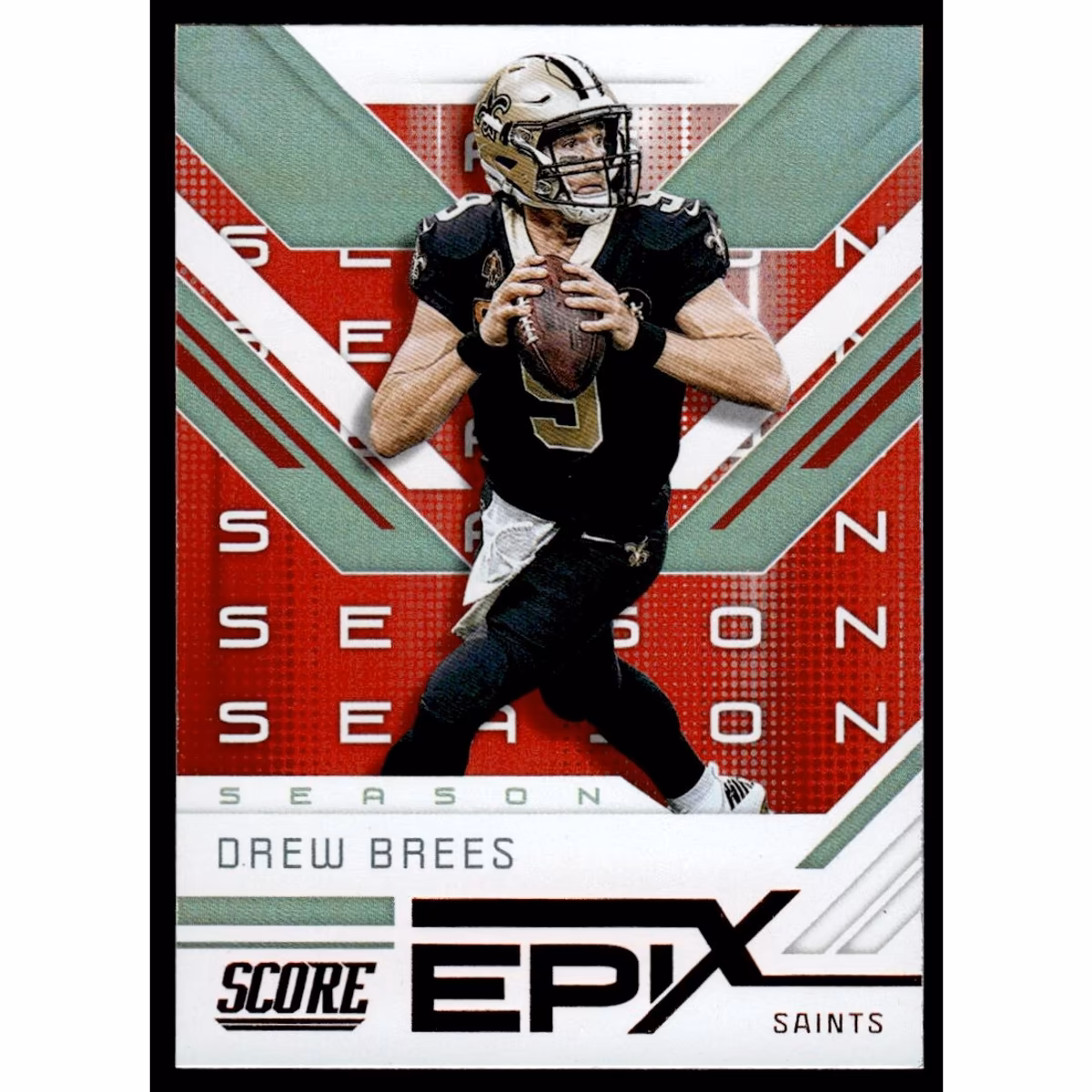2019 Score Epix Season Red #4 Drew Brees 5 2019 Score Epix Season Red #4 Drew Brees