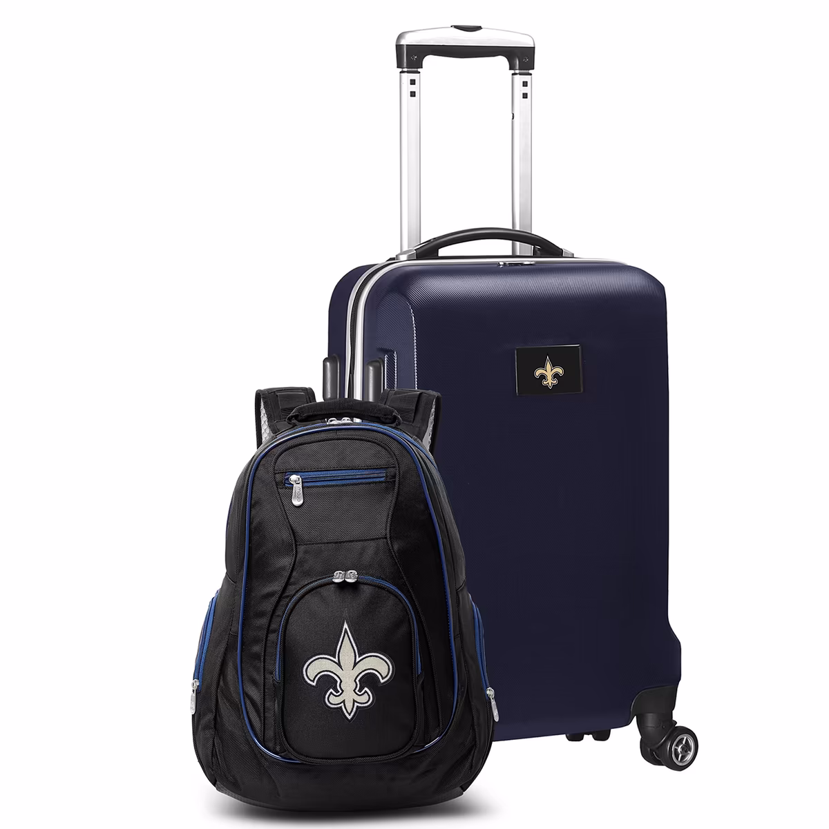 MOJO Navy New Orleans Saints 2-Piece Backpack & Carry-On Set 2 MOJO Navy New Orleans Saints 2-Piece Backpack & Carry-On Set