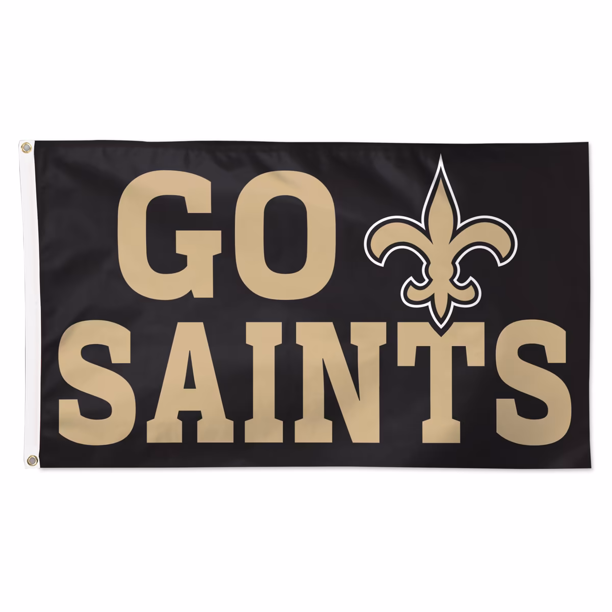WinCraft New Orleans Saints 3' x 5' Slogan Deluxe Single-Sided Flag 6 WinCraft New Orleans Saints 3' x 5' Slogan Deluxe Single-Sided Flag