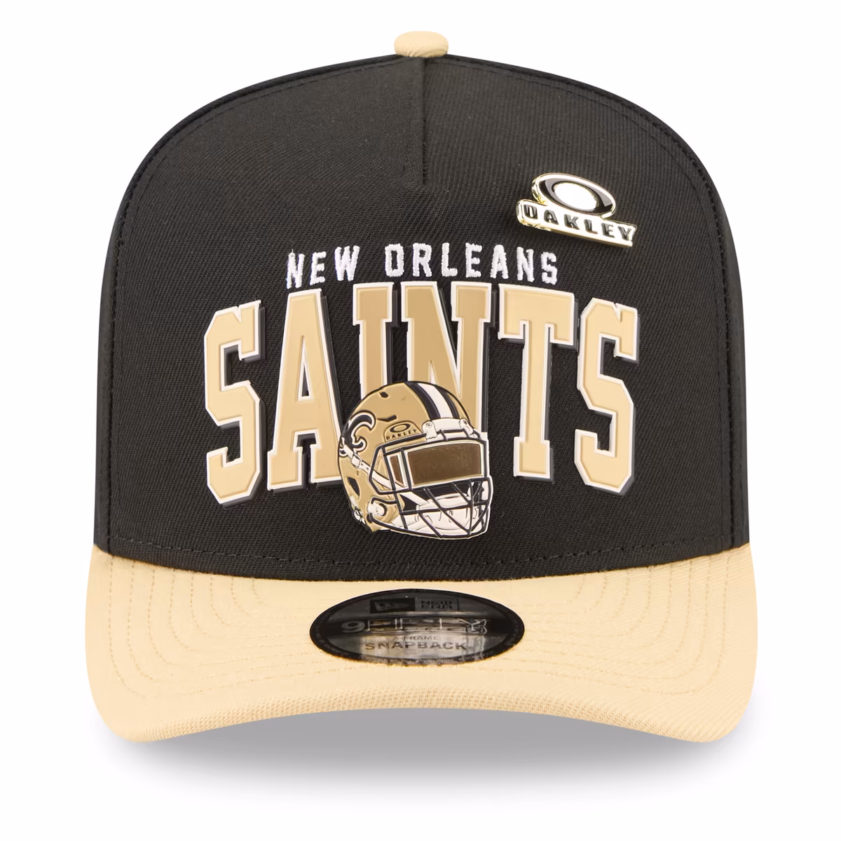 Men's New Era x Oakley Black New Orleans Saints 9FIFTY A-Frame Snapback Hat 3 Men's New Era x Oakley Black New Orleans Saints 9FIFTY A-Frame Snapback Hat