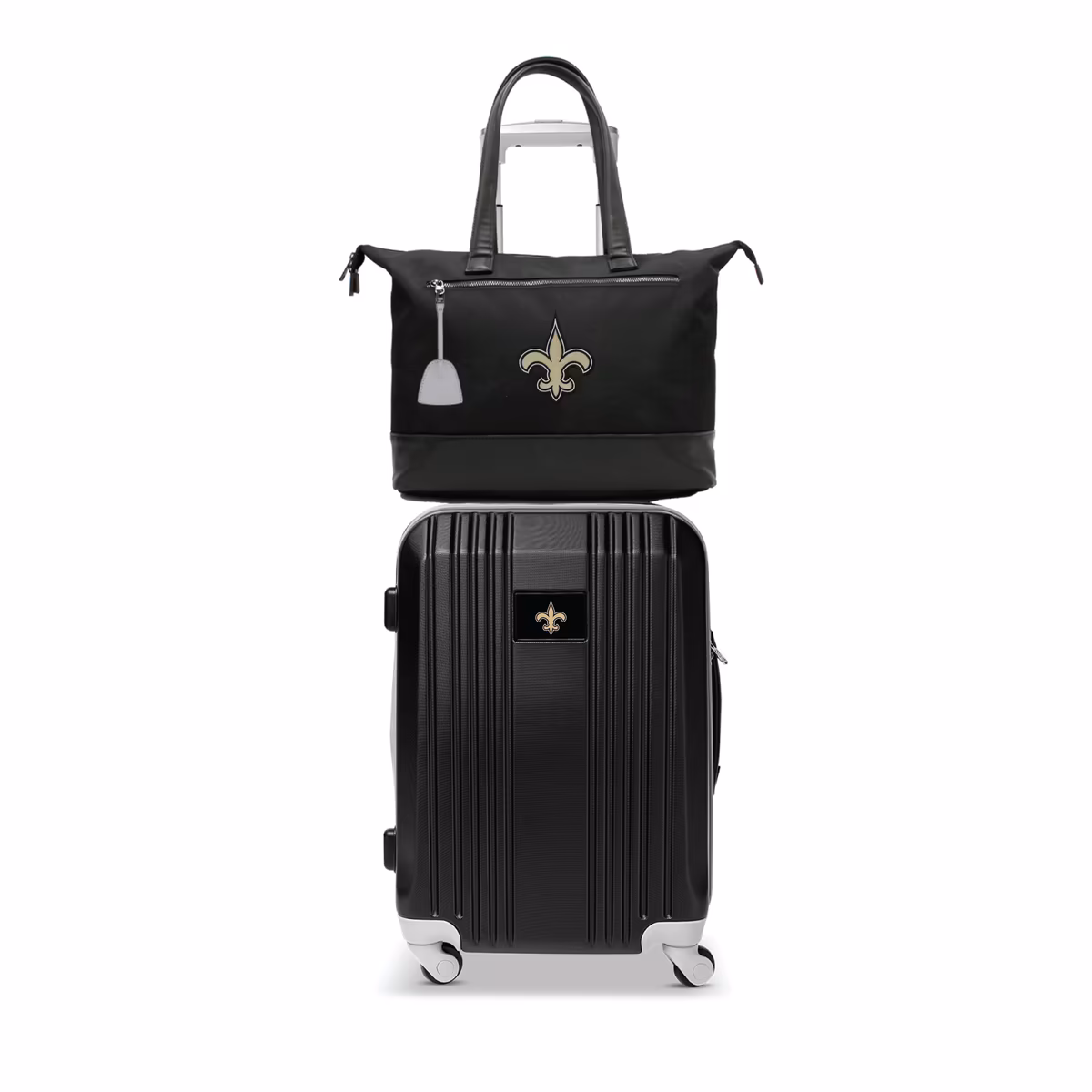 MOJO New Orleans Saints Premium Laptop Tote Bag and Luggage Set