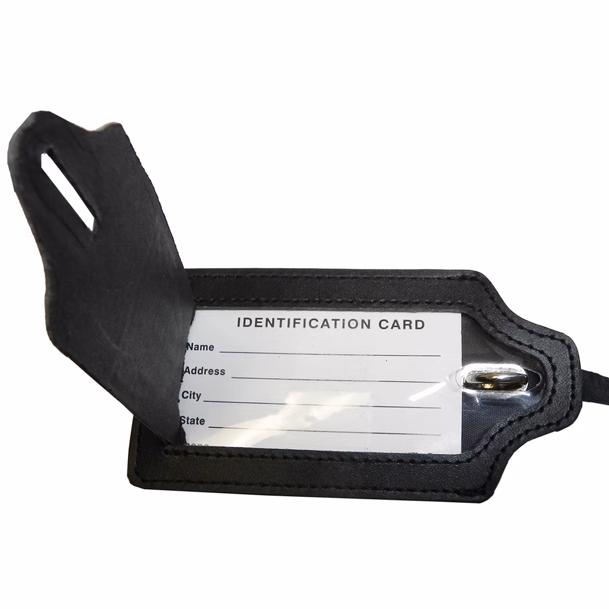 MOJO Black New Orleans Saints Leather Luggage Tag & Passport Holder Set 4 MOJO Black New Orleans Saints Leather Luggage Tag & Passport Holder Set