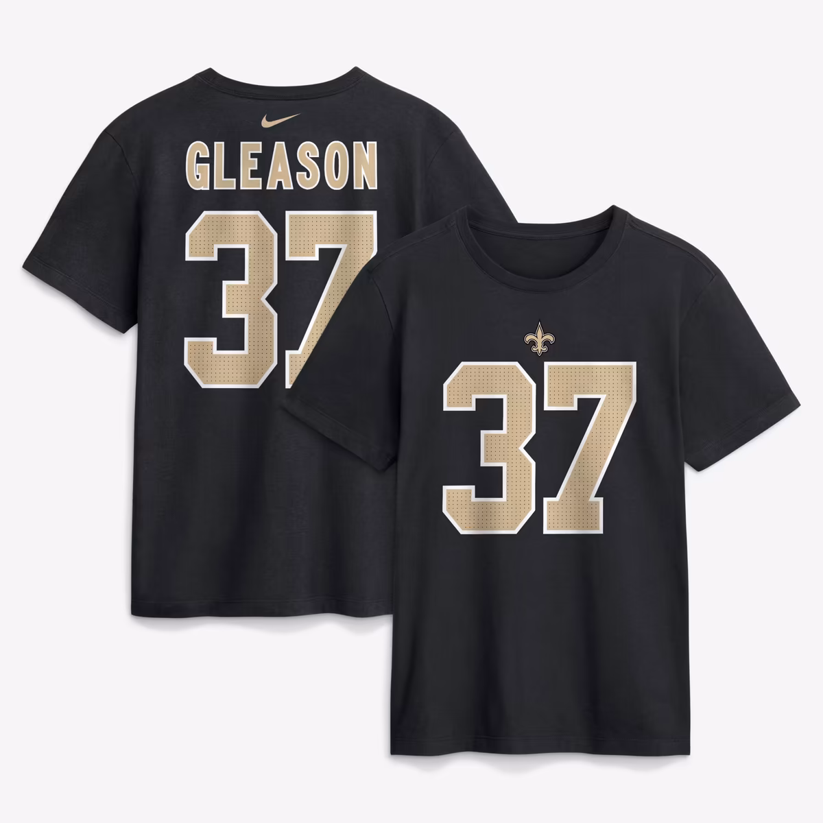 Men's Nike Steve Gleason Black New Orleans Saints Retired Name & Number T-Shirt 1 Men's Nike Steve Gleason Black New Orleans Saints Retired Name & Number T-Shirt