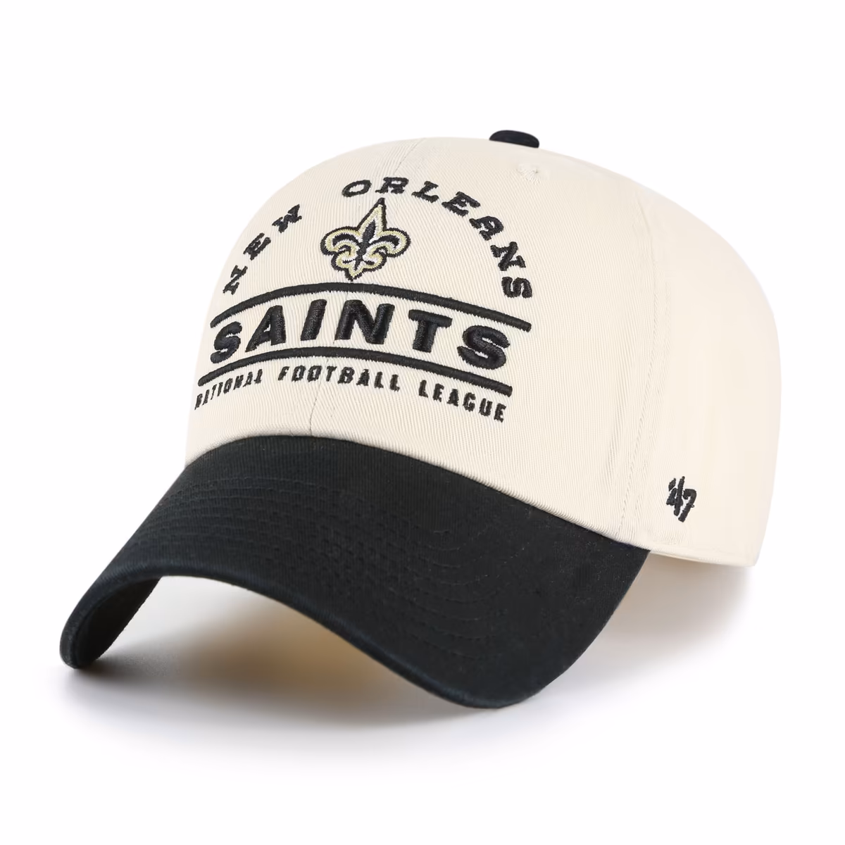 Men's '47 Natural New Orleans Saints Windham Clean Up Adjustable Hat 2 Men's '47 Natural New Orleans Saints Windham Clean Up Adjustable Hat