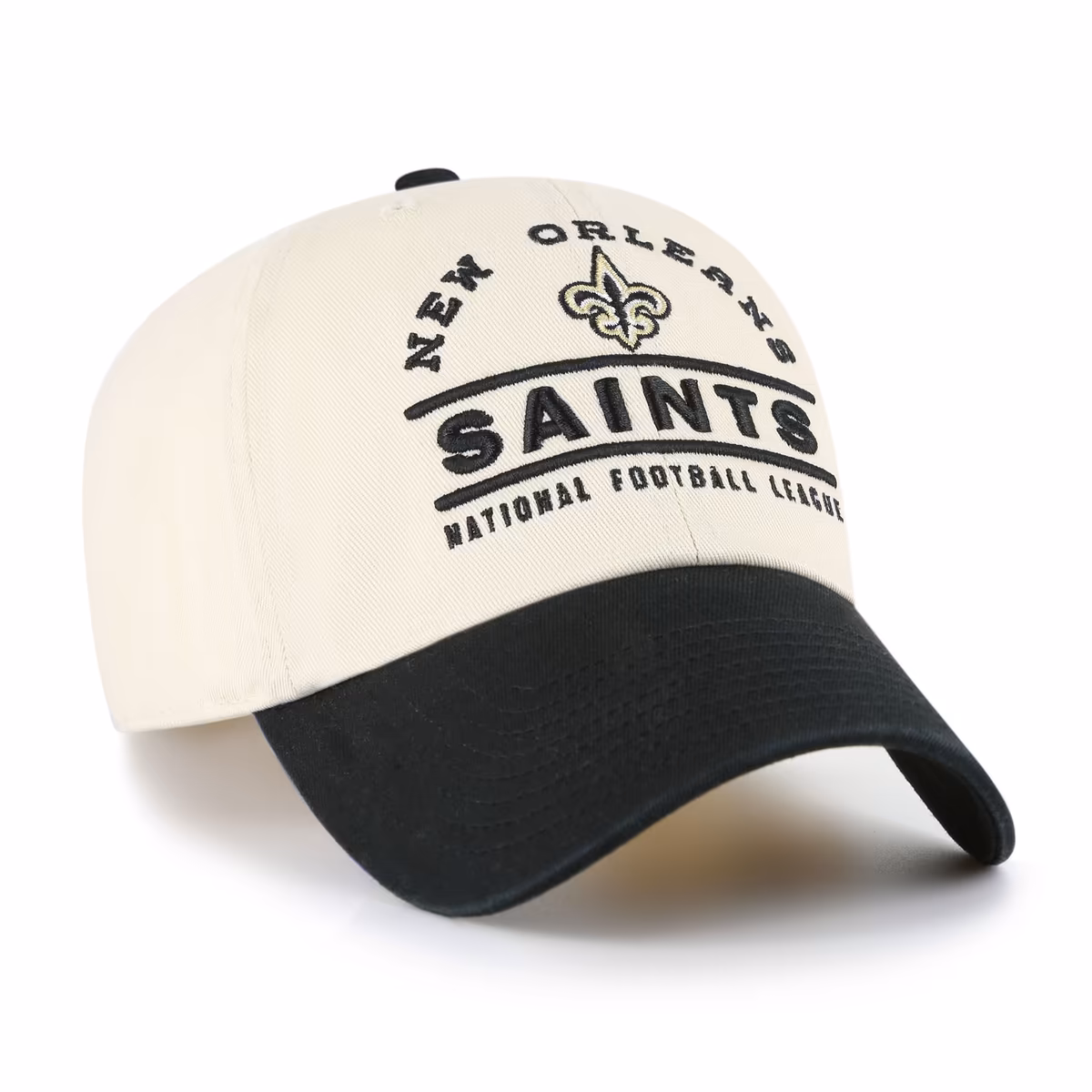 Men's '47 Natural New Orleans Saints Windham Clean Up Adjustable Hat 3 Men's '47 Natural New Orleans Saints Windham Clean Up Adjustable Hat
