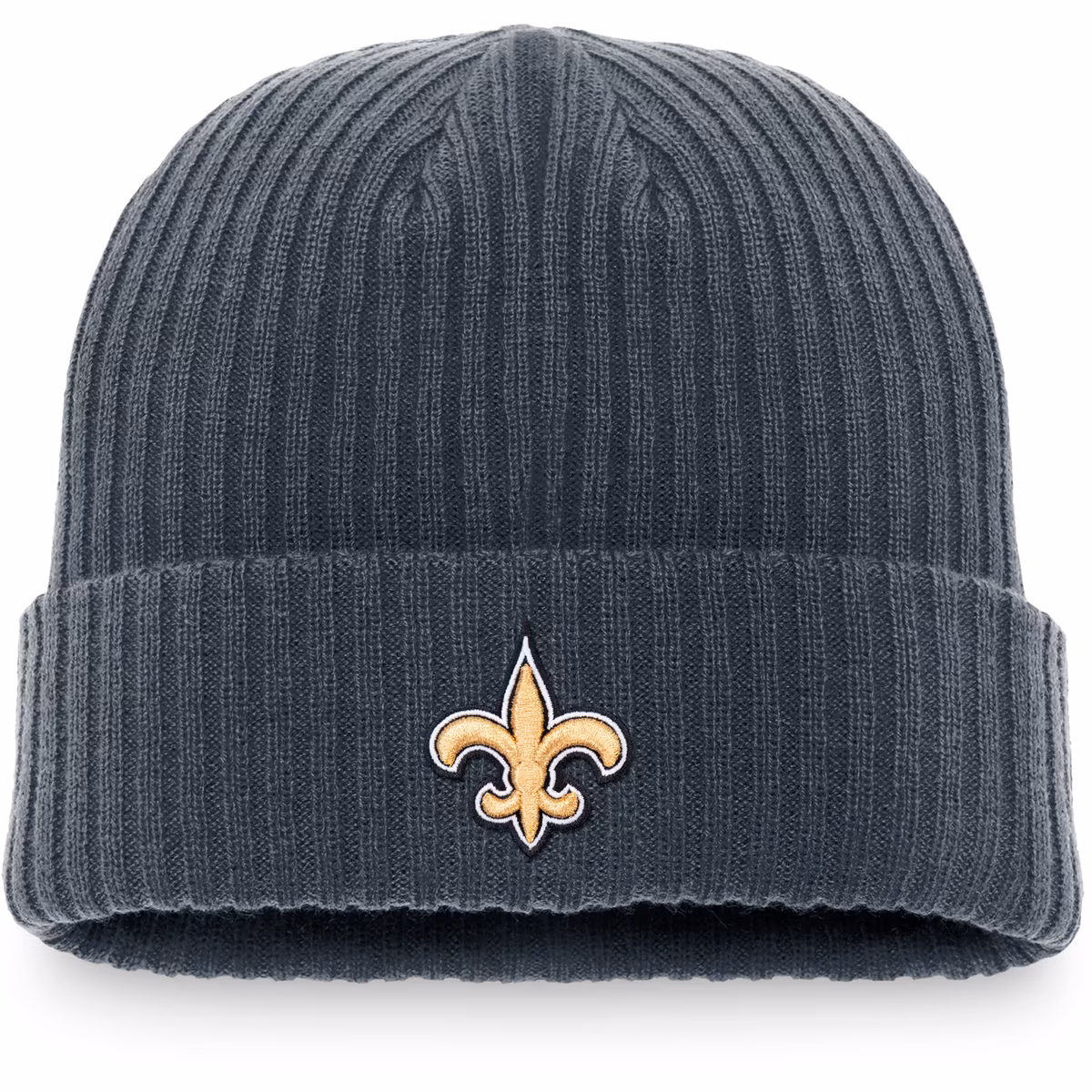 Men's Fanatics Charcoal New Orleans Saints Dark Shadow Cuffed Knit Hat