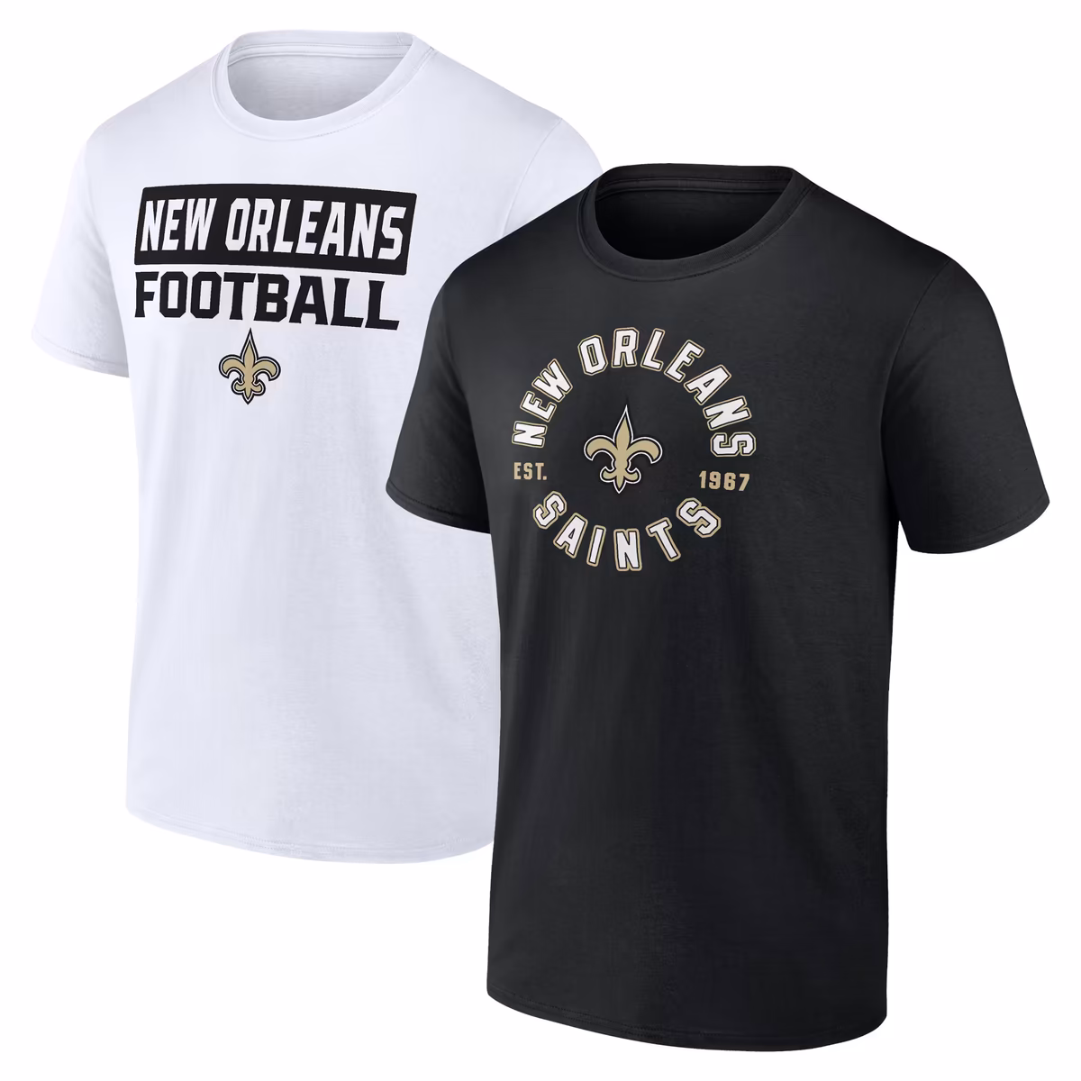 Men's Fanatics New Orleans Saints Serve T-Shirt Combo Pack 11 Men's Fanatics New Orleans Saints Serve T-Shirt Combo Pack