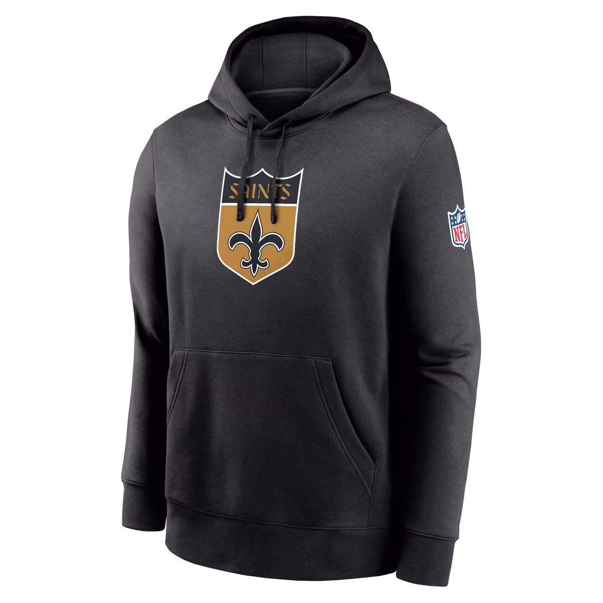 Men's Nike Black New Orleans Saints 2023 Sideline Club Alternate Tri-Blend Pullover Hoodie 3 Men's Nike Black New Orleans Saints 2023 Sideline Club Alternate Tri-Blend Pullover Hoodie