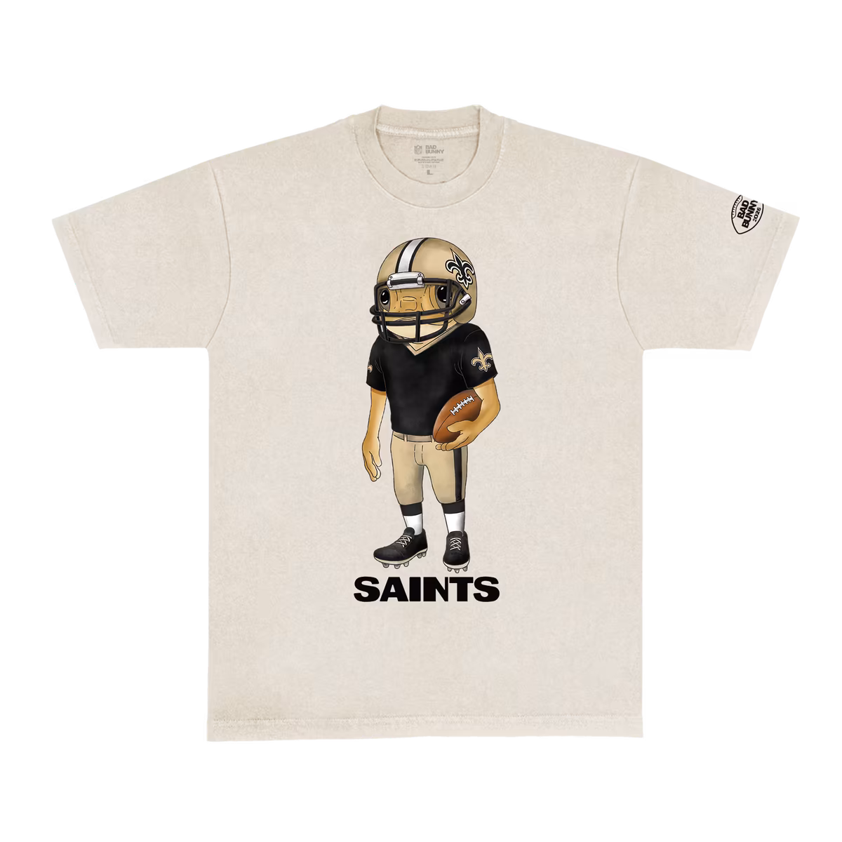 Bad Bunny x New Orleans Saints Concho T-Shirt 8 Bad Bunny x New Orleans Saints Concho T-Shirt