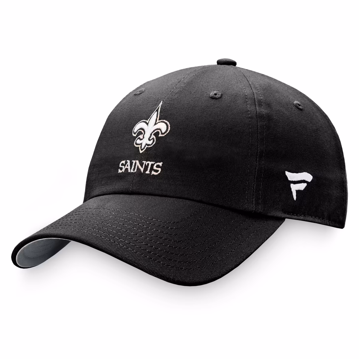 Women's Fanatics Black New Orleans Saints Iconic Iridescent Adjustable Hat