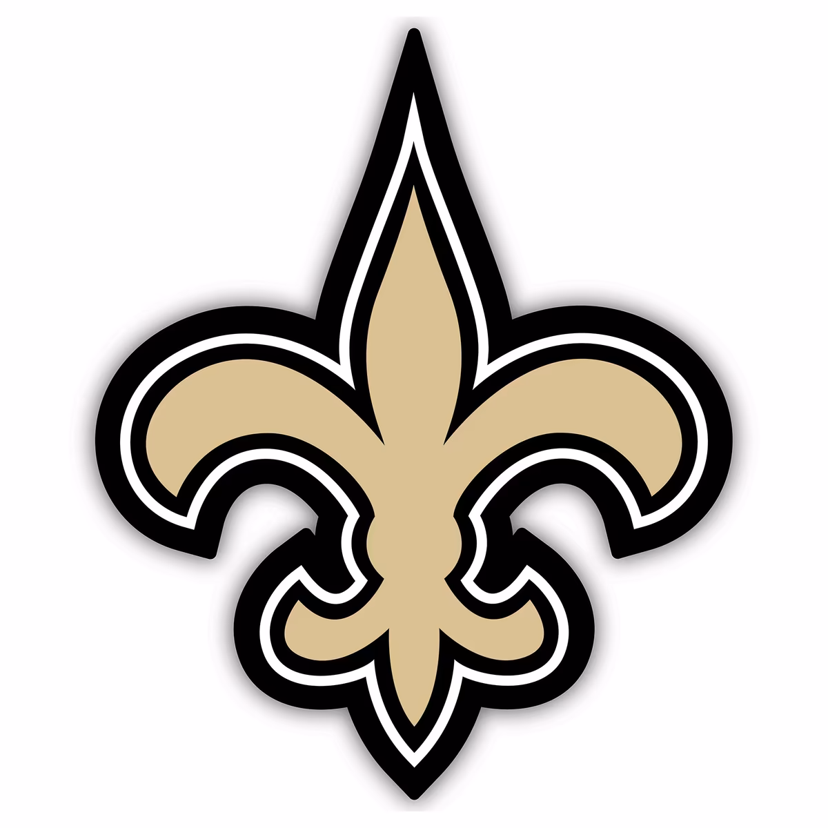 New Orleans Saints 24" Logo Cutout Sign