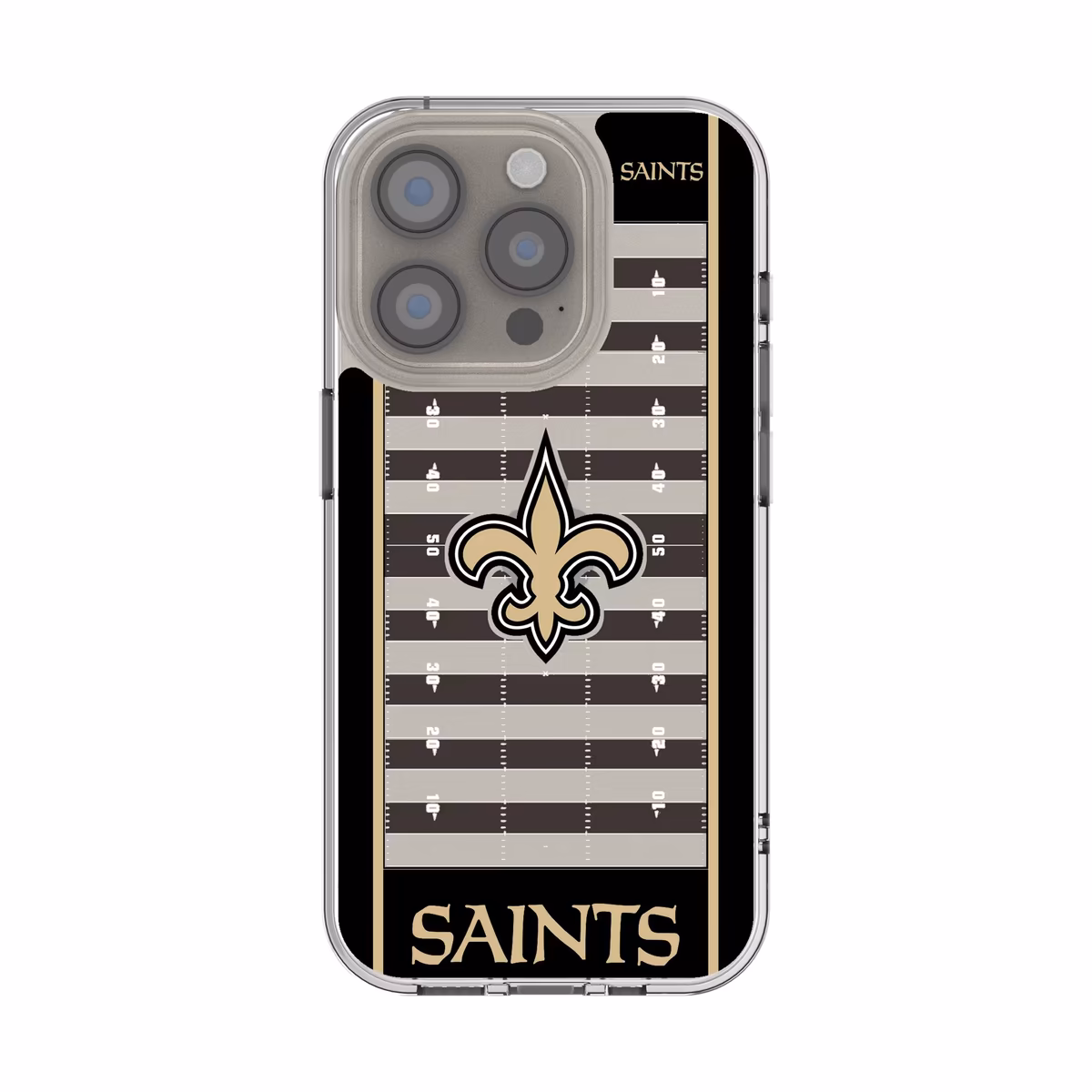 New Orleans Saints iPhone Clear Field Design Case