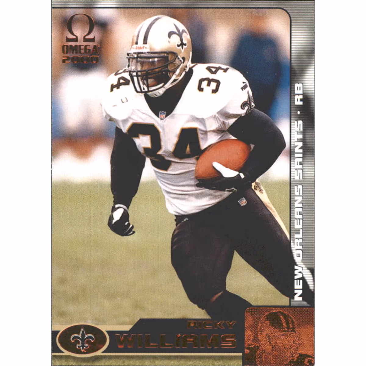 2000 Pacific Omega Copper #87 Ricky Williams
