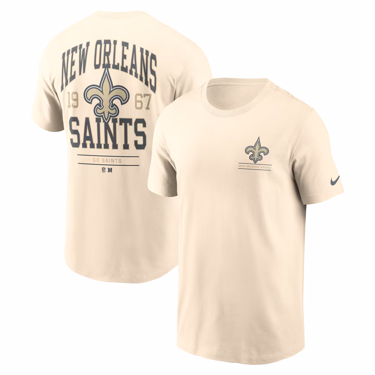 Men's Nike Natural New Orleans Saints Freestyle Essential T-Shirt 8 Men's Nike Natural New Orleans Saints Freestyle Essential T-Shirt