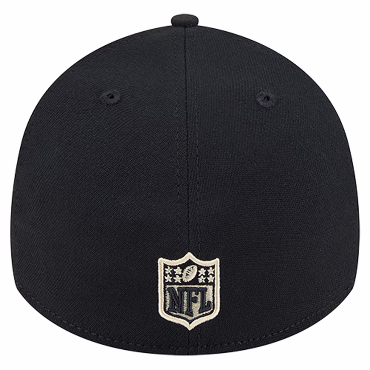 Men's New Era Black New Orleans Saints Stripes 39THIRTY Flex Hat 5 Men's New Era Black New Orleans Saints Stripes 39THIRTY Flex Hat