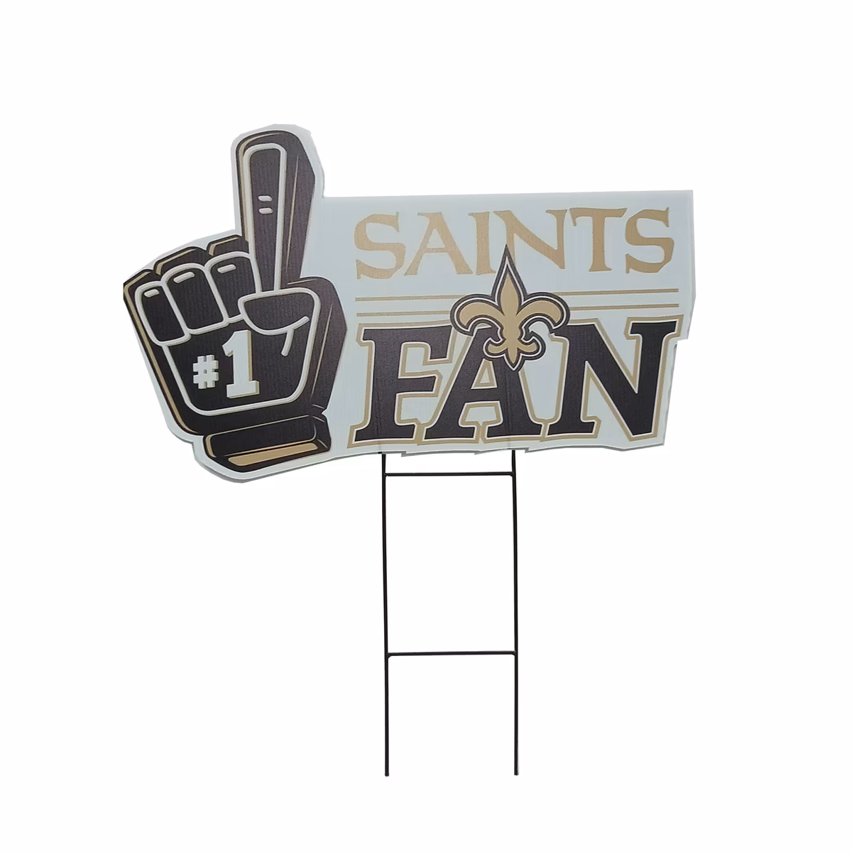 Pegasus New Orleans Saints 11" x 23" #1 Fan Yard Sign