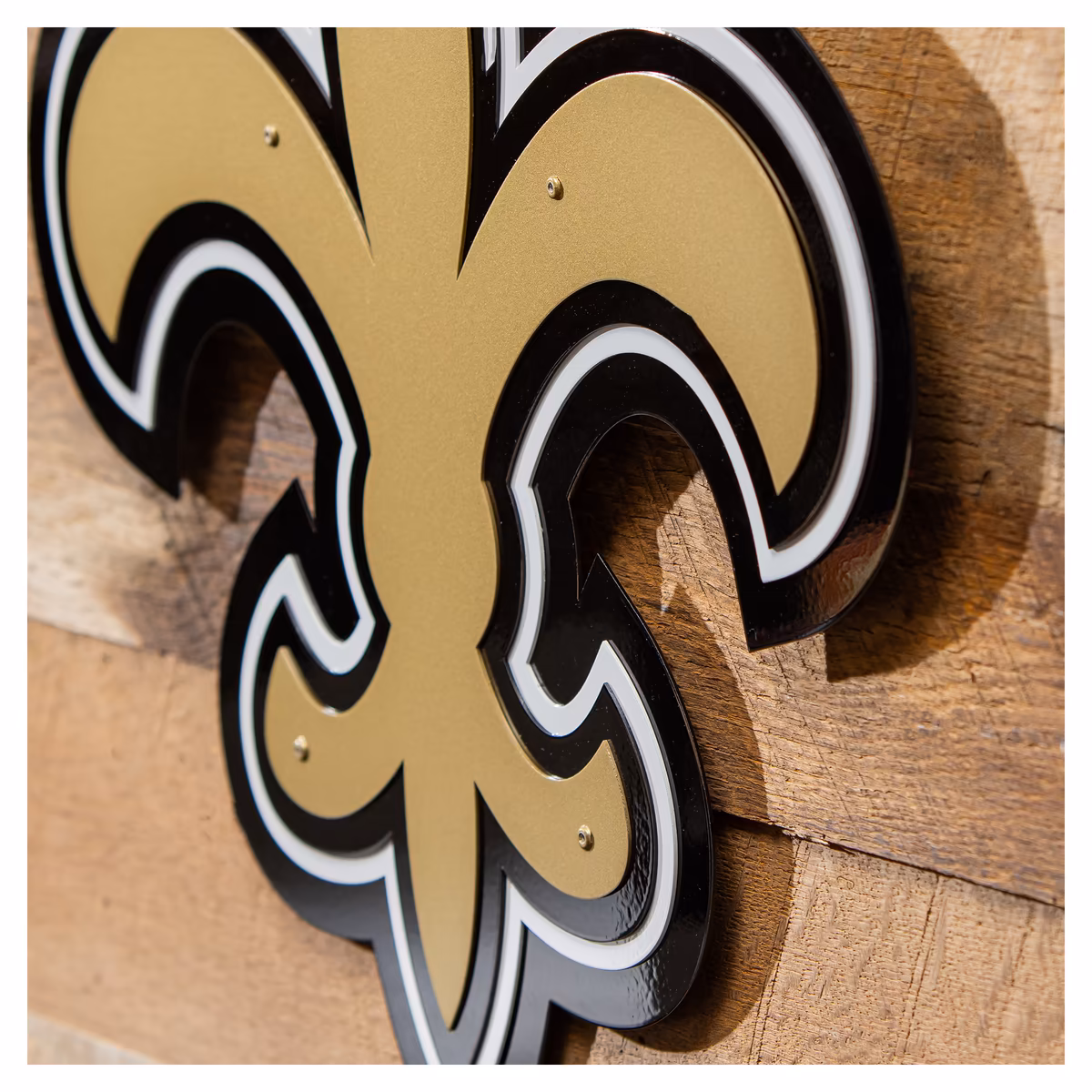New Orleans Saints 23" Layered Metal Wall Art Sign 4 New Orleans Saints 23" Layered Metal Wall Art Sign