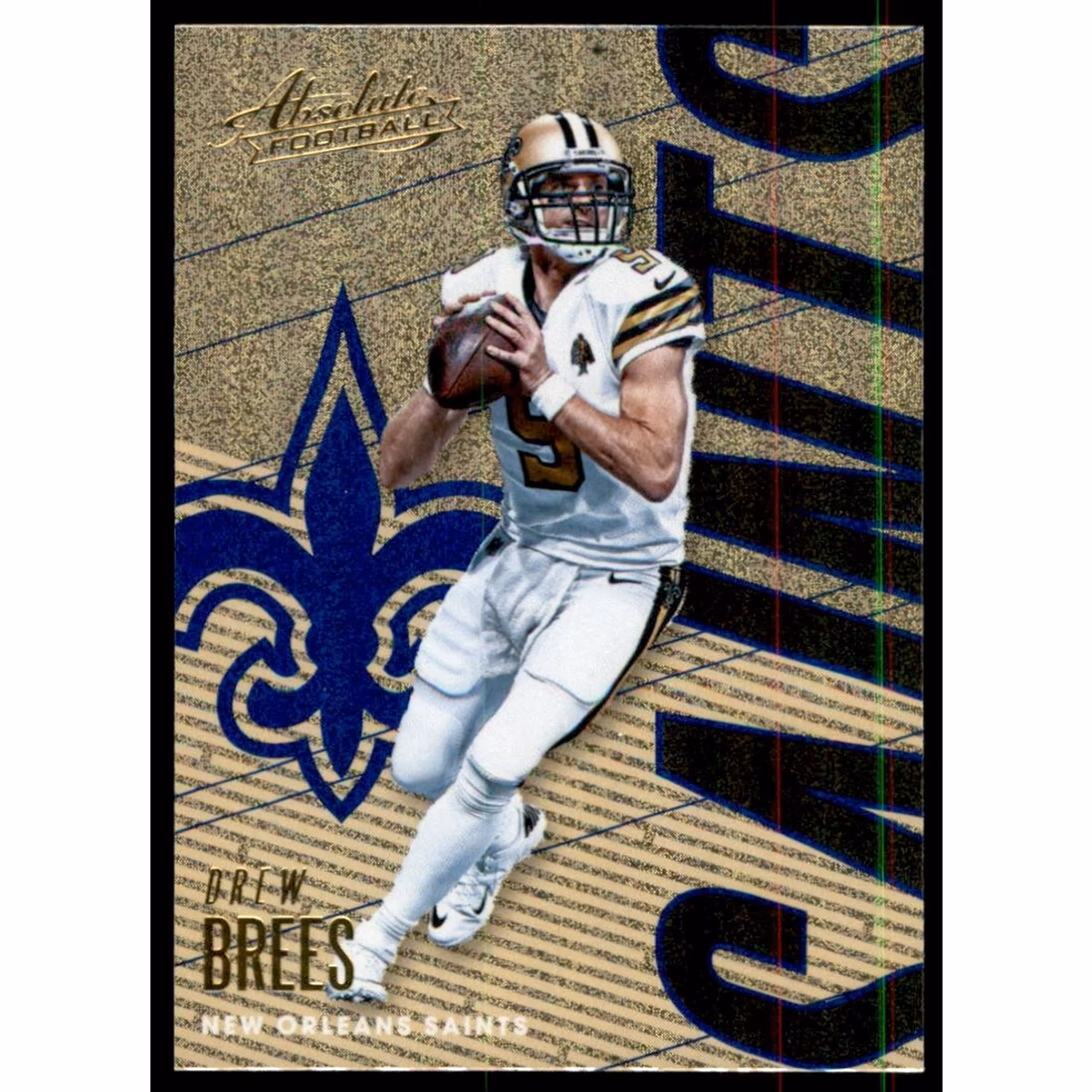 2018 Absolute Spectrum Blue #68 Drew Brees