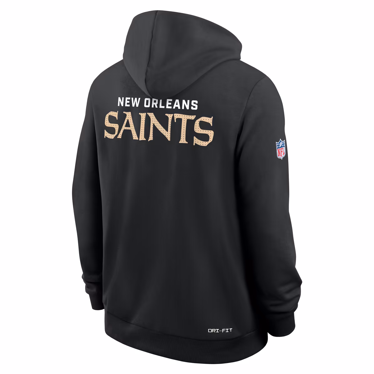 Men's Nike Black New Orleans Saints Sideline Standard Issue Initial Home Dri-FIT Hoodie 7 Men's Nike Black New Orleans Saints Sideline Standard Issue Initial Home Dri-FIT Hoodie