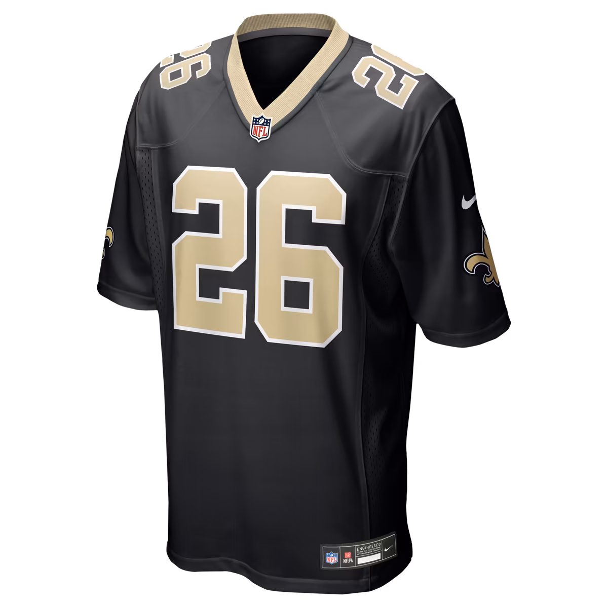 Men's Nike Deuce McAllister Black New Orleans Saints Game Retired Player Jersey 3 Men's Nike Deuce McAllister Black New Orleans Saints Game Retired Player Jersey