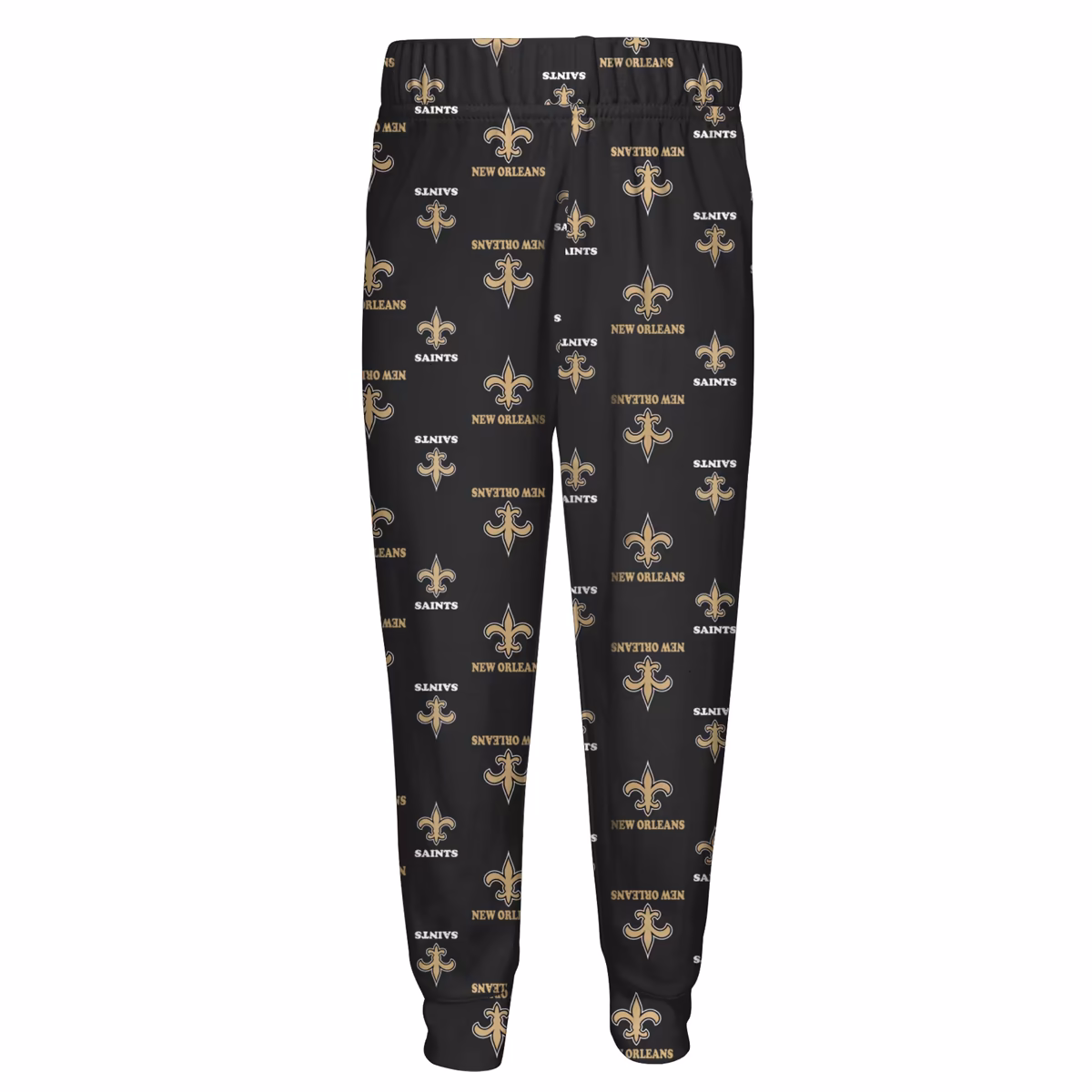 Preschool Outerstuff Black New Orleans Saints All-Over-Print Long Sleeve T-Shirt and Pants Sleep Set 4 Preschool Outerstuff Black New Orleans Saints All-Over-Print Long Sleeve T-Shirt and Pants Sleep Set