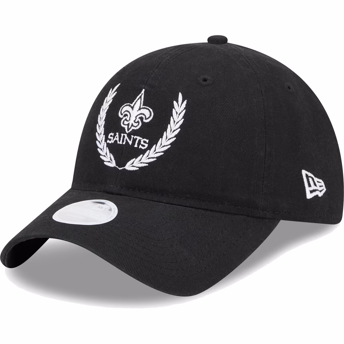 Women's New Era Black New Orleans Saints Leaves 9TWENTY Adjustable Hat 8 Women's New Era Black New Orleans Saints Leaves 9TWENTY Adjustable Hat