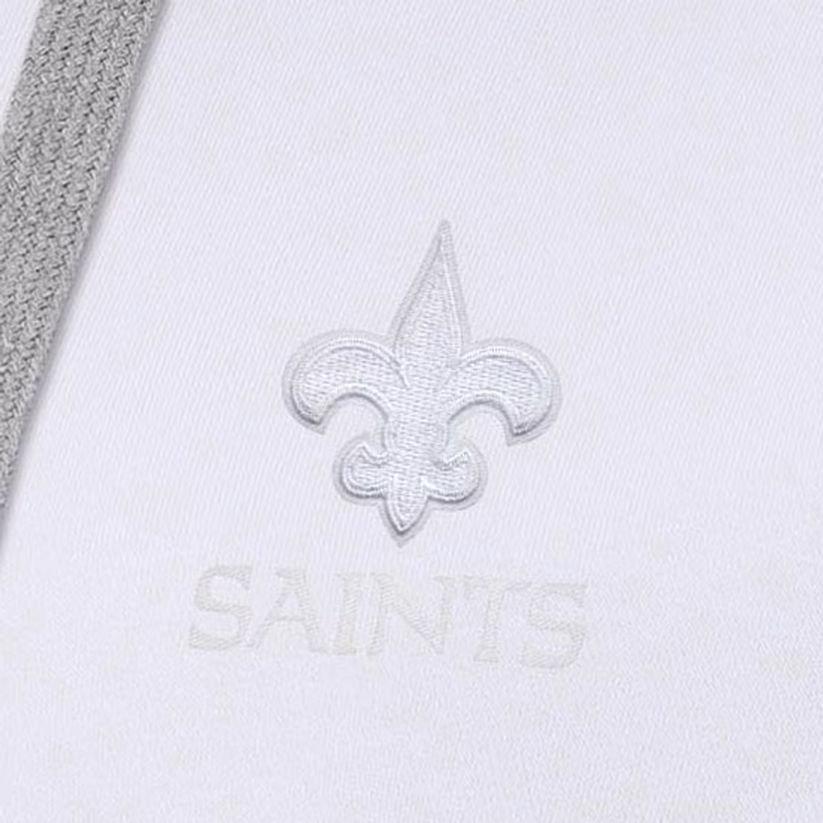 Women's Antigua White New Orleans Saints Victory Pullover Hoodie 5 Women's Antigua White New Orleans Saints Victory Pullover Hoodie