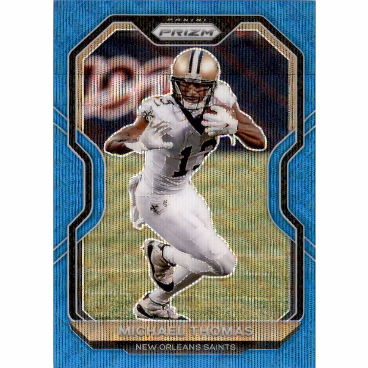 2020 Panini Prizm Prizms Blue Wave #244 Michael Thomas 9 2020 Panini Prizm Prizms Blue Wave #244 Michael Thomas