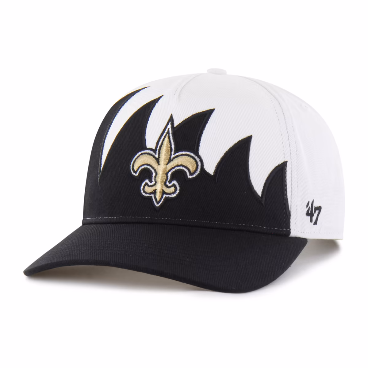 Men's '47 White New Orleans Saints Jagged Hitch Adjustable Hat 2 Men's '47 White New Orleans Saints Jagged Hitch Adjustable Hat