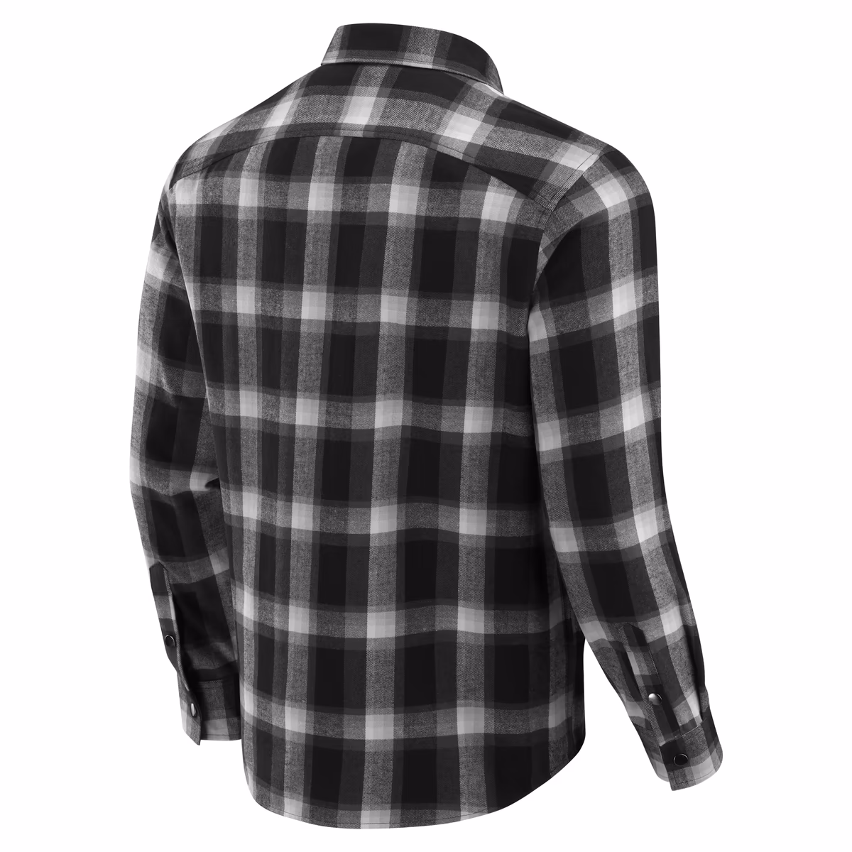 Men's Darius Rucker Collection by Fanatics Black New Orleans Saints Flannel Plaid Full-Snap Shirt 4 Men's Darius Rucker Collection by Fanatics Black New Orleans Saints Flannel Plaid Full-Snap Shirt