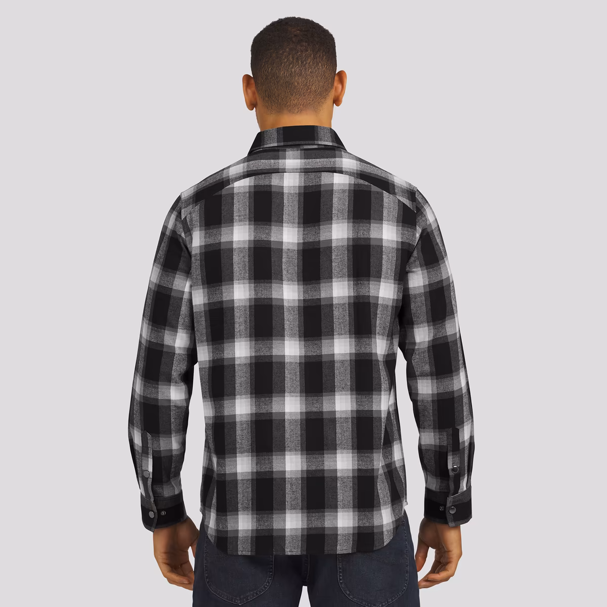 Men's Darius Rucker Collection by Fanatics Black New Orleans Saints Flannel Plaid Full-Snap Shirt 6 Men's Darius Rucker Collection by Fanatics Black New Orleans Saints Flannel Plaid Full-Snap Shirt